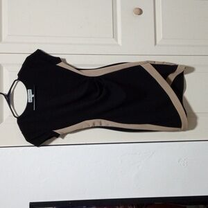 Almost Famous__black&tan dress